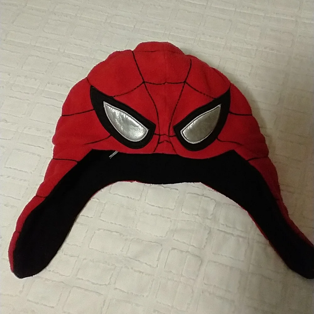 Marvel, Gap, Spider-Man Fleece Winter Hat, Boys Size S/M, Winter Sports, Outdoor